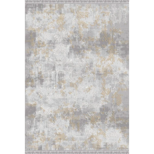 İpek Halı Blossom 13408 Gri Gold Salon Halısı
