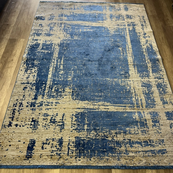 Hoom Rugs Exclusive Aura 8535 Blue Özel Salon Halısı