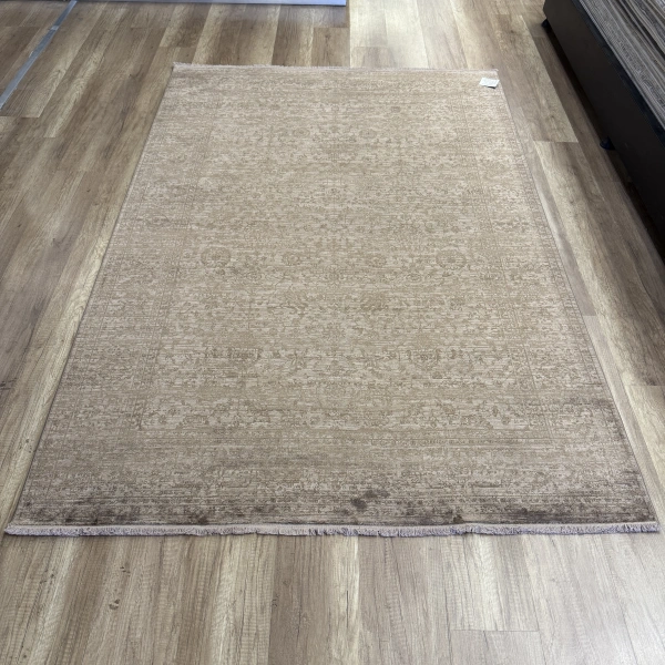 Hoom Rugs Overdye OVR08 Krem Bronz Doğal Bambu Viskon Halı