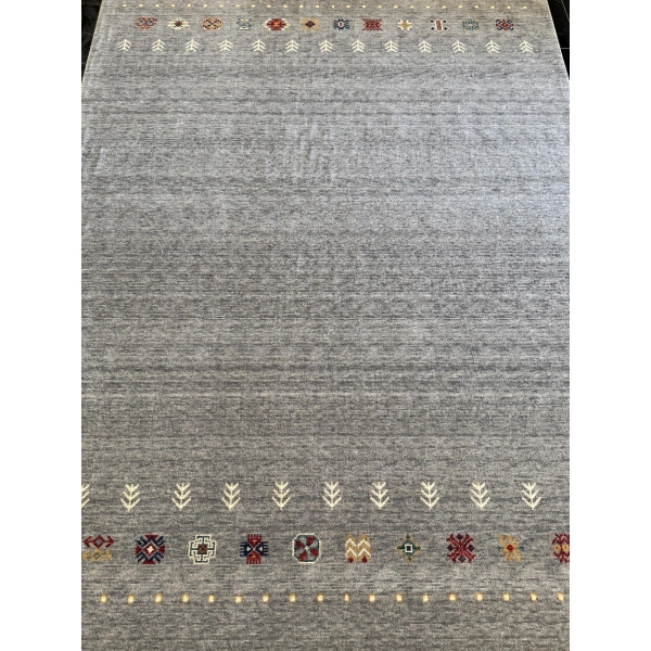 Hoom Rugs Wool Funky 804 Gri Klasik Salon Halısı