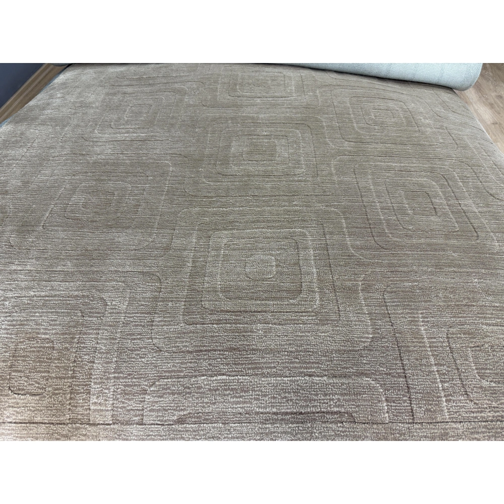 Eko Halı Emboss Brown El Dokuma Modern Halı