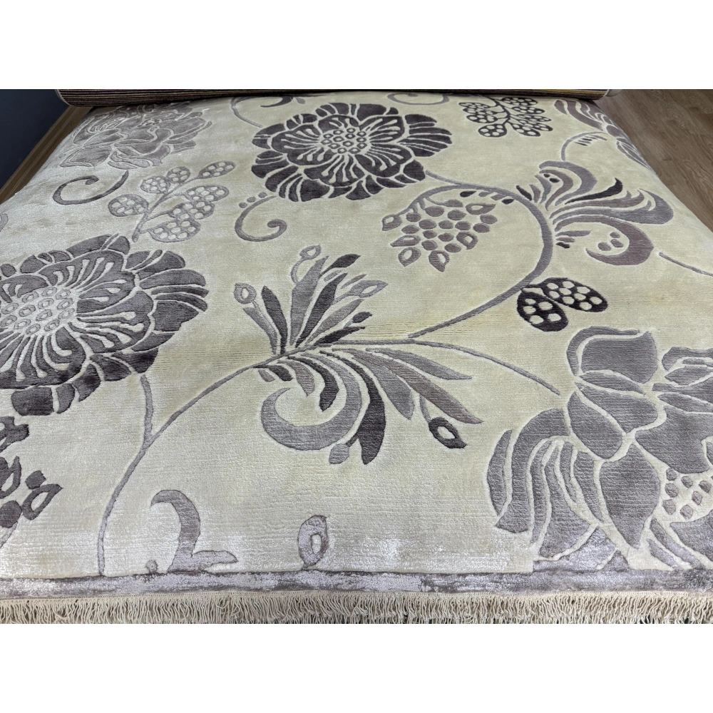 Eko Halı Fantacy 1525 Lila El Dokuma Salon Halısı