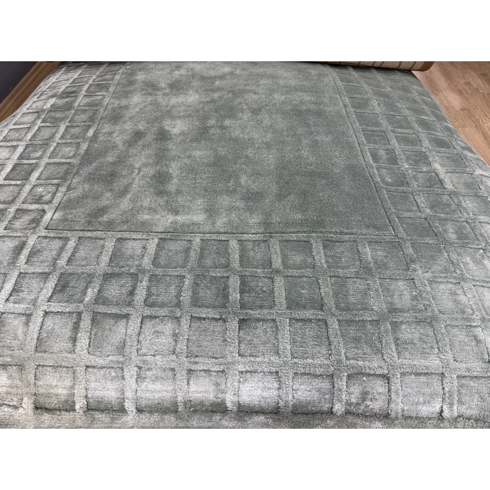 Eko Halı Siena 3D Box Sea Green İthal El Dokuma Halı