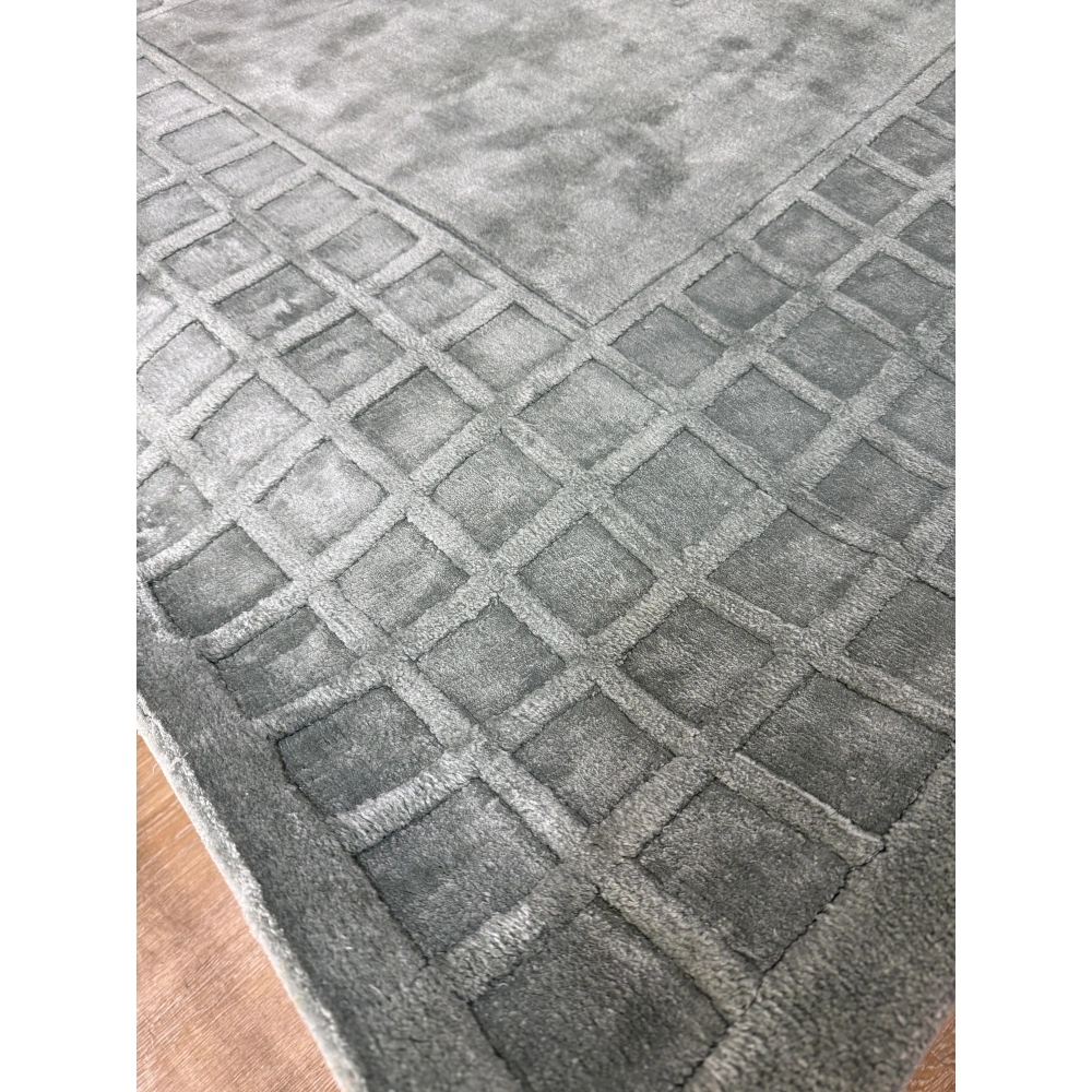 Eko Halı Siena 3D Box Sea Green İthal El Dokuma Halı