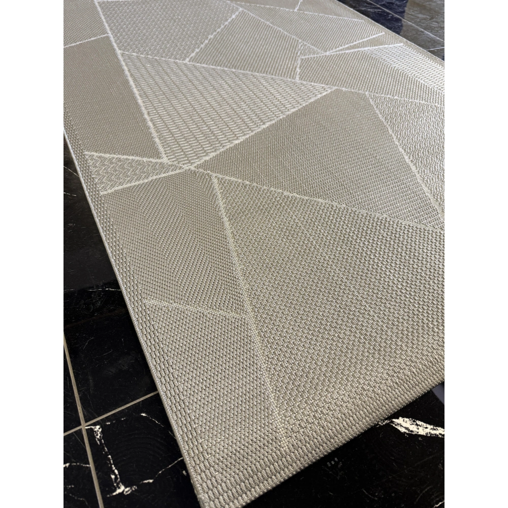 Eko Mono MNO LUX 01 Antrasit Hav Toz Vermez Kaymaz Tabanlı Şık Kilim