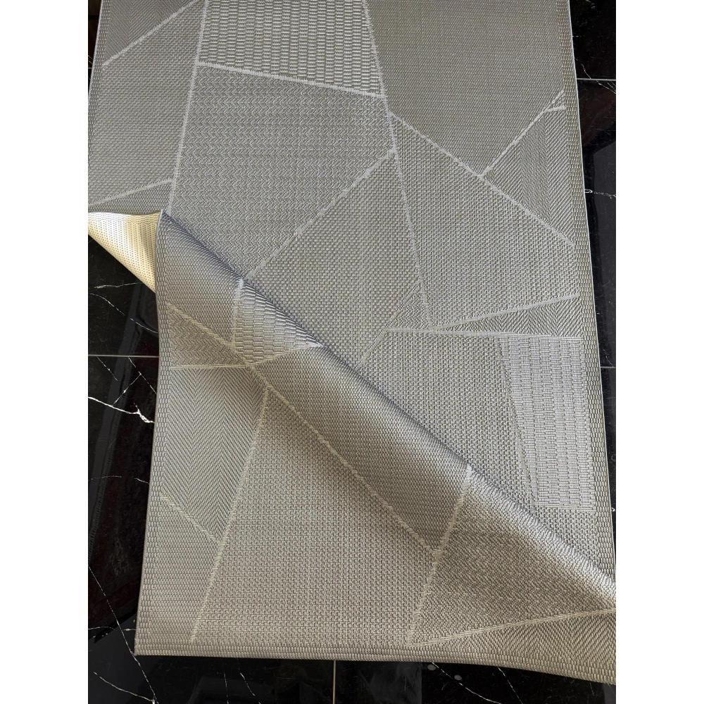 Eko Mono MNO LUX 01 Antrasit Hav Toz Vermez Kaymaz Tabanlı Şık Kilim