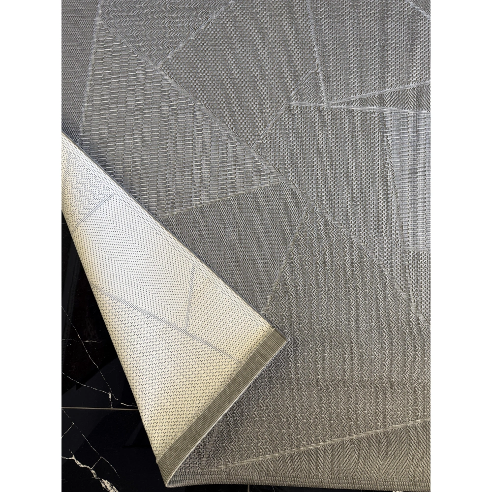 Eko Mono MNO LUX 01 Antrasit Hav Toz Vermez Kaymaz Tabanlı Şık Kilim