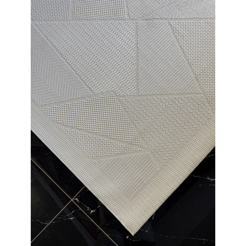 Eko Mono MNO LUX 01 Grey Hav Toz Vermez Kaymaz Tabanlı Şık Kilim