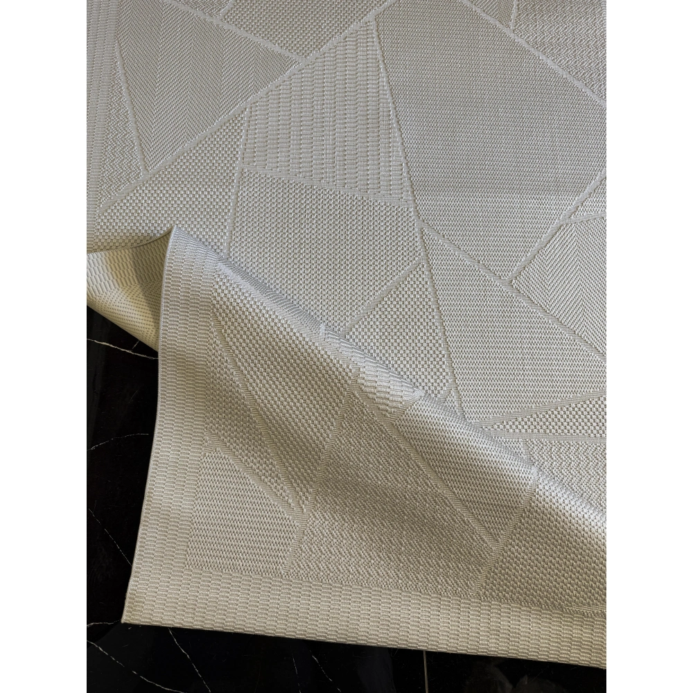 Eko Mono MNO LUX 01 Grey Hav Toz Vermez Kaymaz Tabanlı Şık Kilim