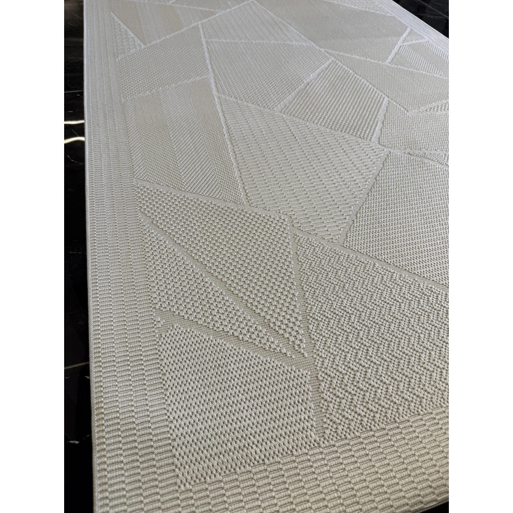 Eko Mono MNO LUX 01 Grey Hav Toz Vermez Kaymaz Tabanlı Şık Kilim