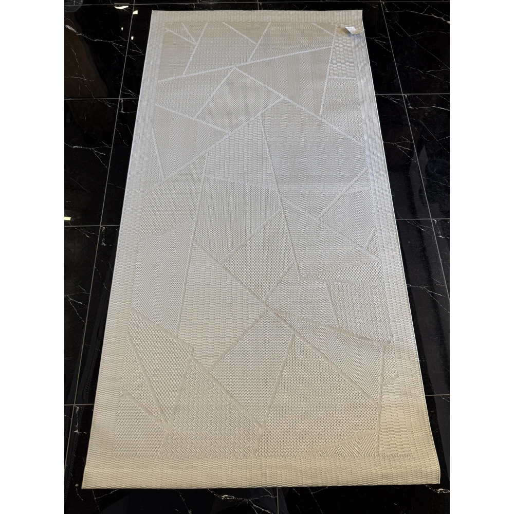 Eko Mono MNO LUX 01 Grey Hav Toz Vermez Kaymaz Tabanlı Şık Kilim