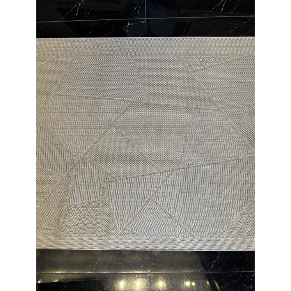 Eko Mono MNO LUX 01 Grey Hav Toz Vermez Kaymaz Tabanlı Şık Kilim