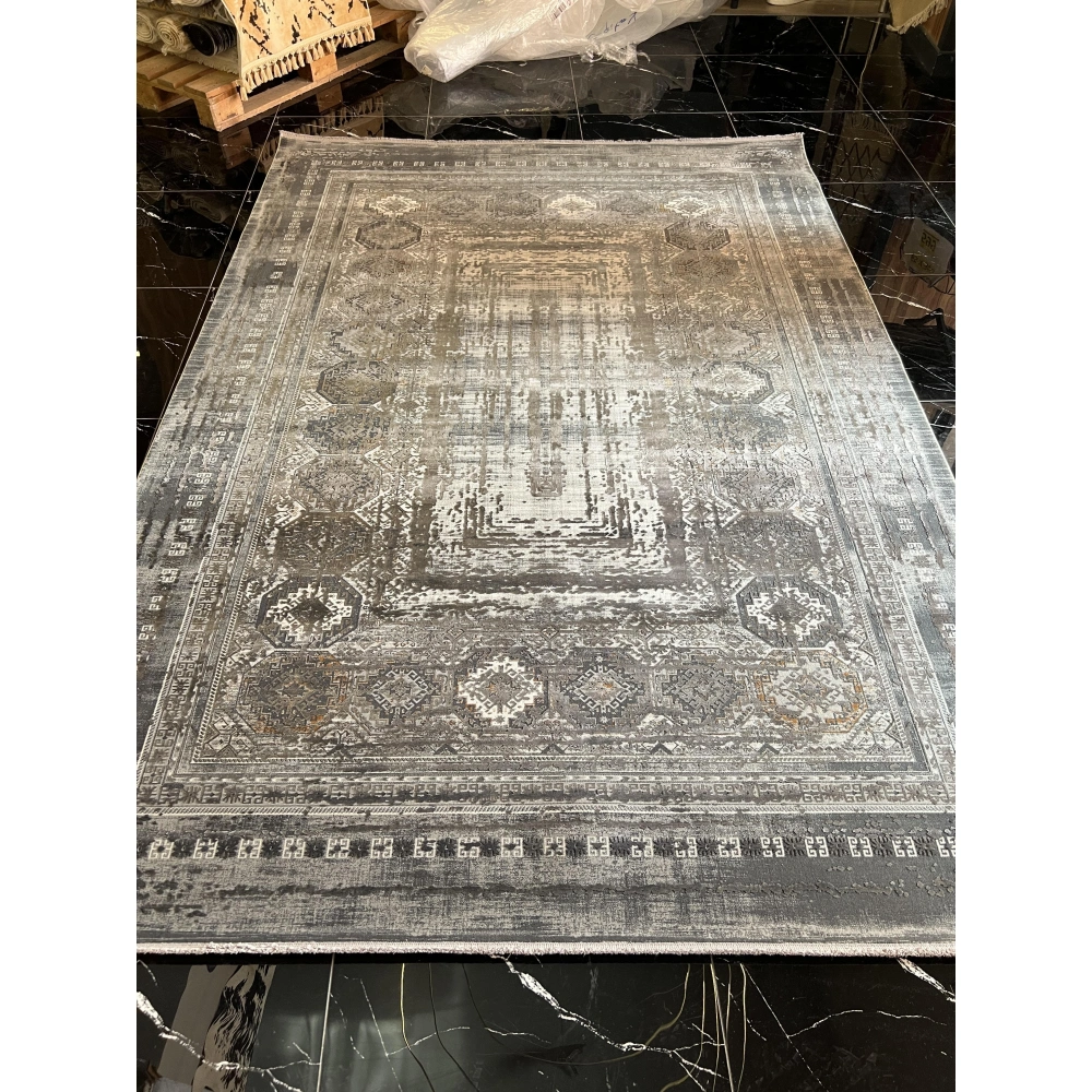 Elexus Halı Diamond 3773 Koyu Gri Salon Halısı