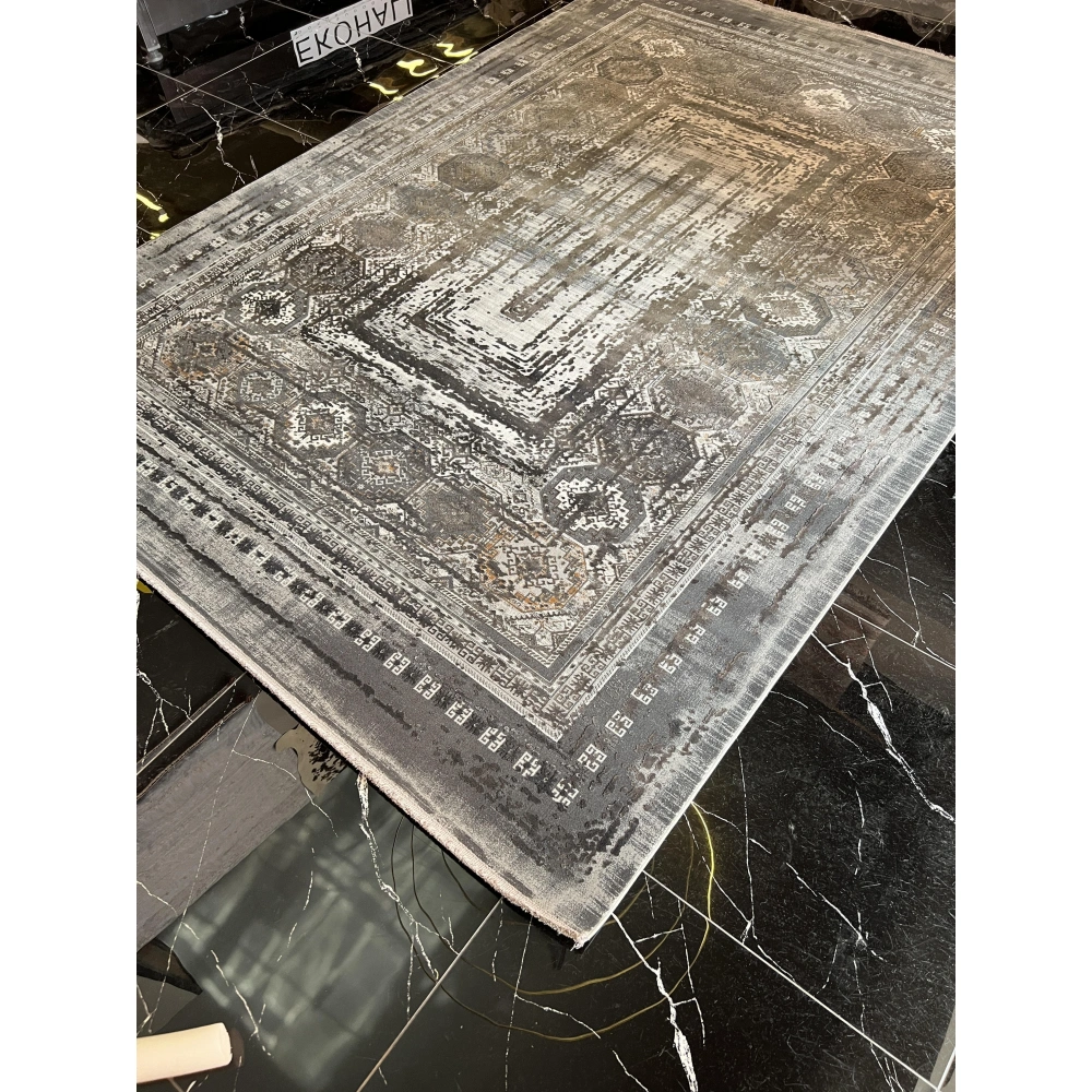 Elexus Halı Diamond 3773 Koyu Gri Salon Halısı