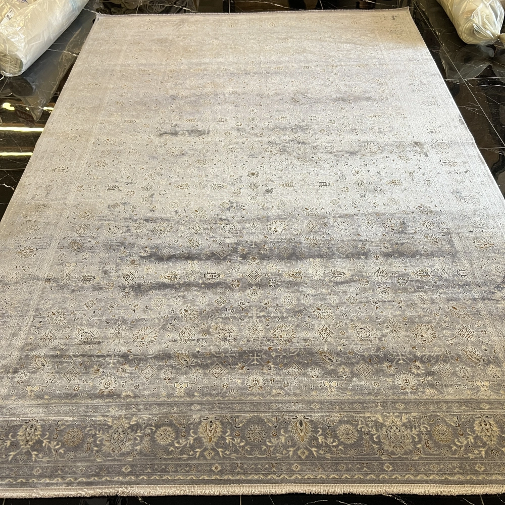 Elexus Halı Diamond 3825 Açık Bej Gri Salon Halısı