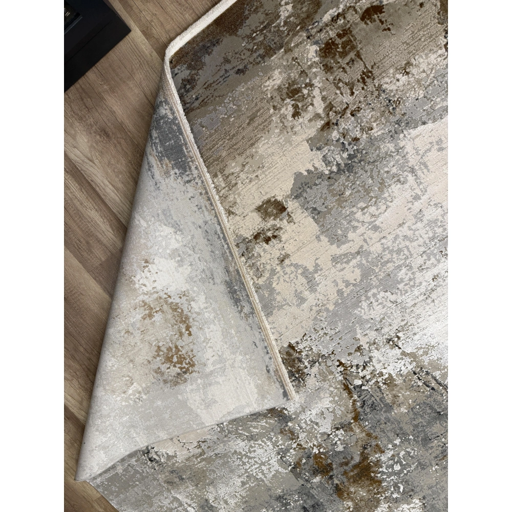 Hoom Rugs Association 63320 Koyu Gri Modern Salon Halısı