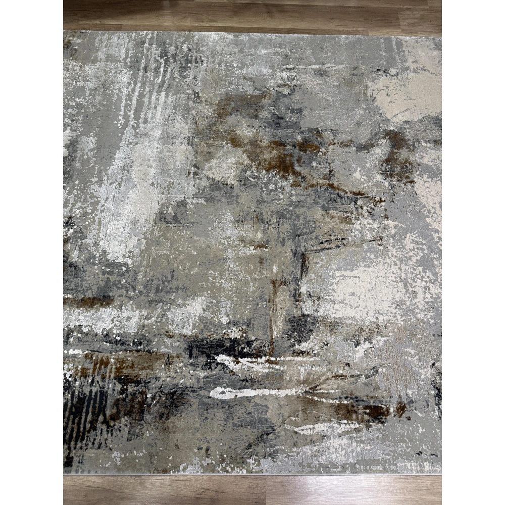 Hoom Rugs Association 63320 Koyu Gri Modern Salon Halısı