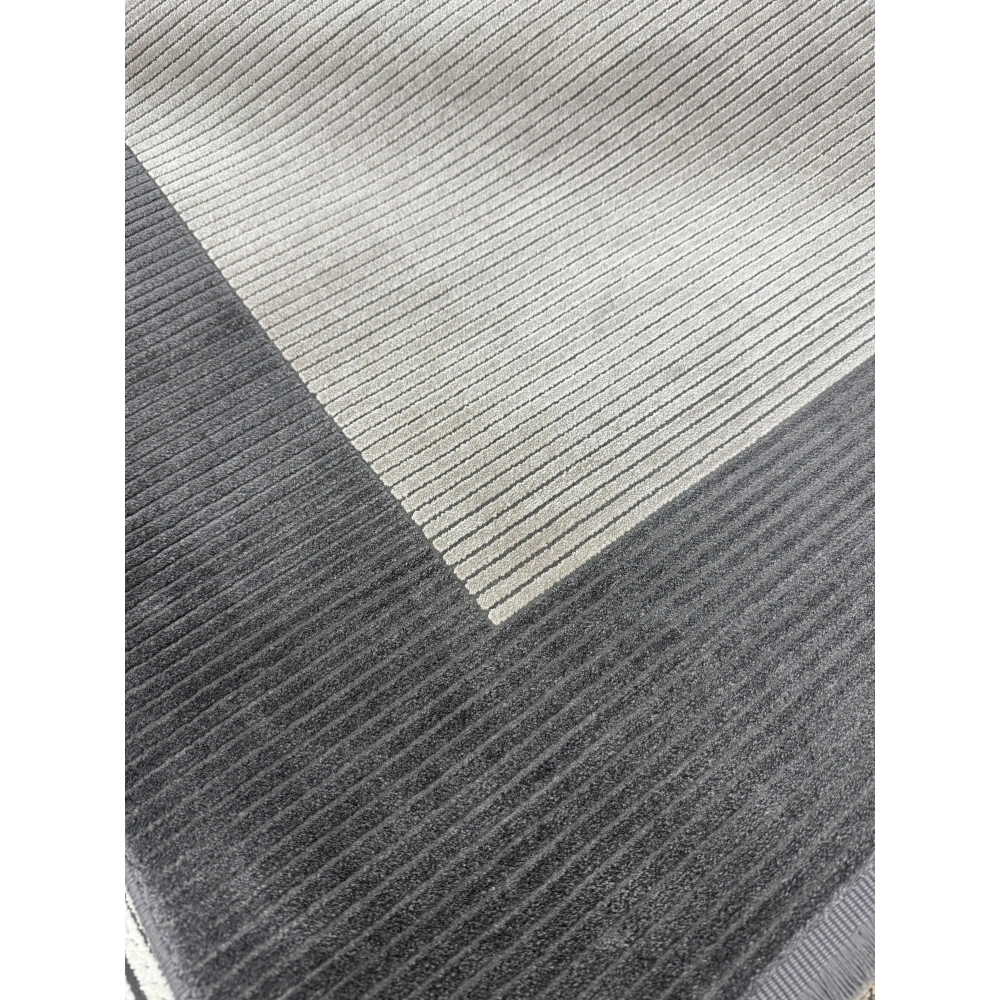 Hoom Rugs Elegant 10505 Gri Antrasit Çerçeveli Salon Halısı
