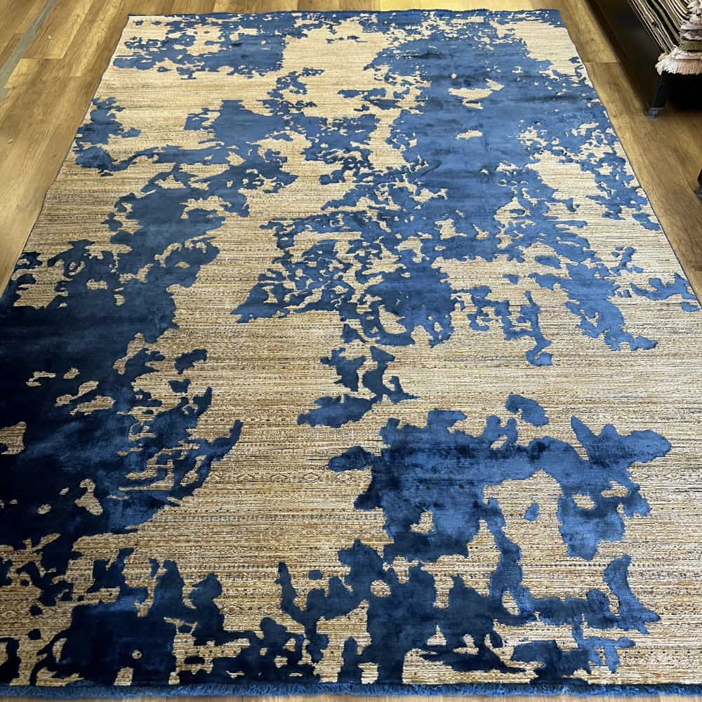 Hoom Rugs Exclusive Aura 8473 Blue Özel Salon Halısı