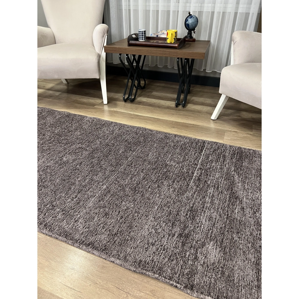 Hoom Rugs Liv 389 Gri Dekoratif Yıkanabilir Kilim