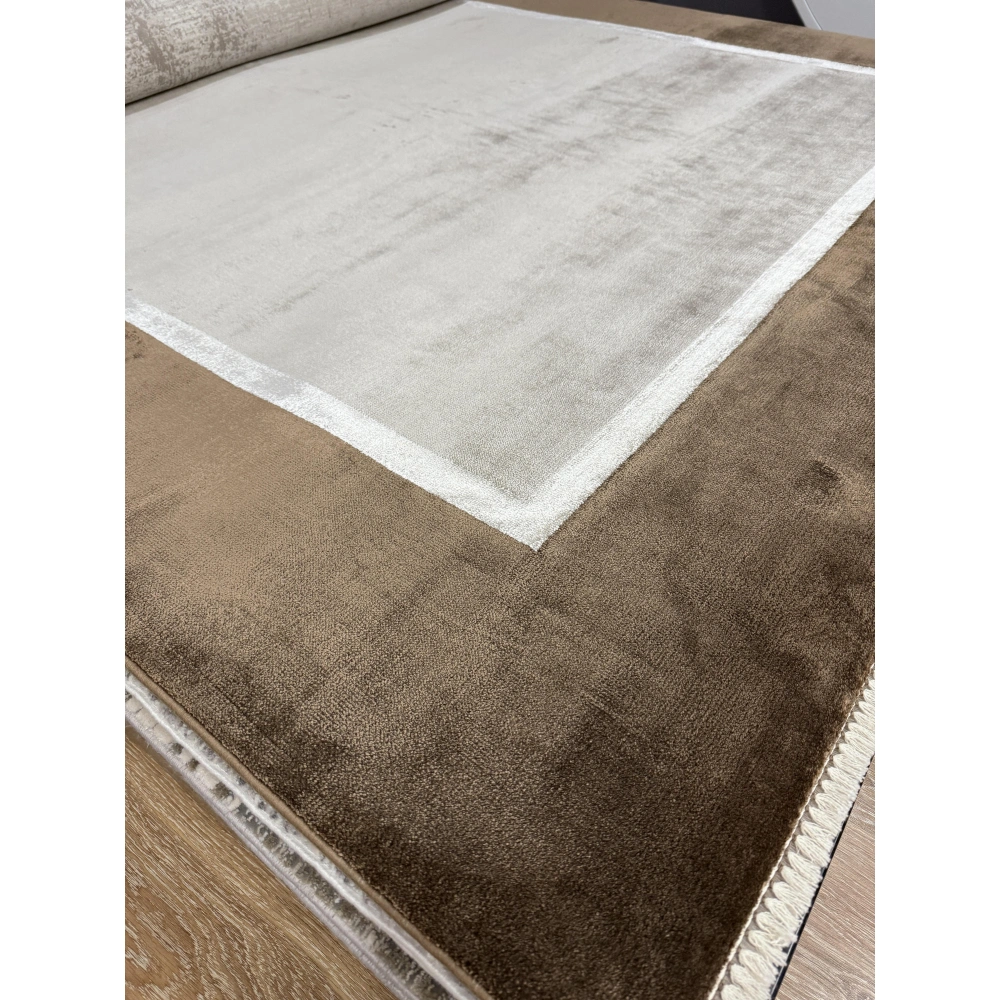 Hoom Rugs Overdye 601 Vizon Doğal Bambu Viskon Halı