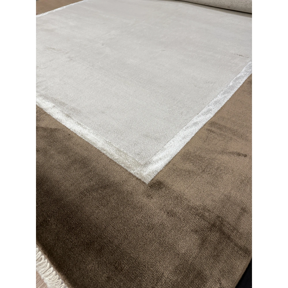 Hoom Rugs Overdye 601 Vizon Doğal Bambu Viskon Halı