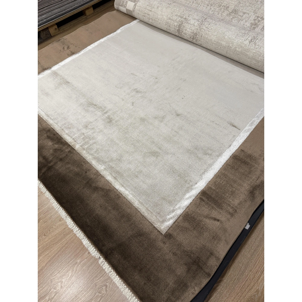 Hoom Rugs Overdye 601 Vizon Doğal Bambu Viskon Halı