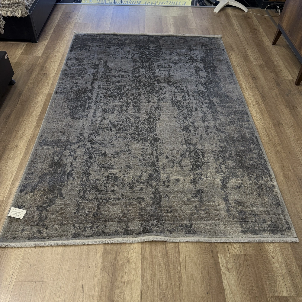Hoom Rugs Overdye OVR04 Krem Bej Doğal Bambu Viskon Halı