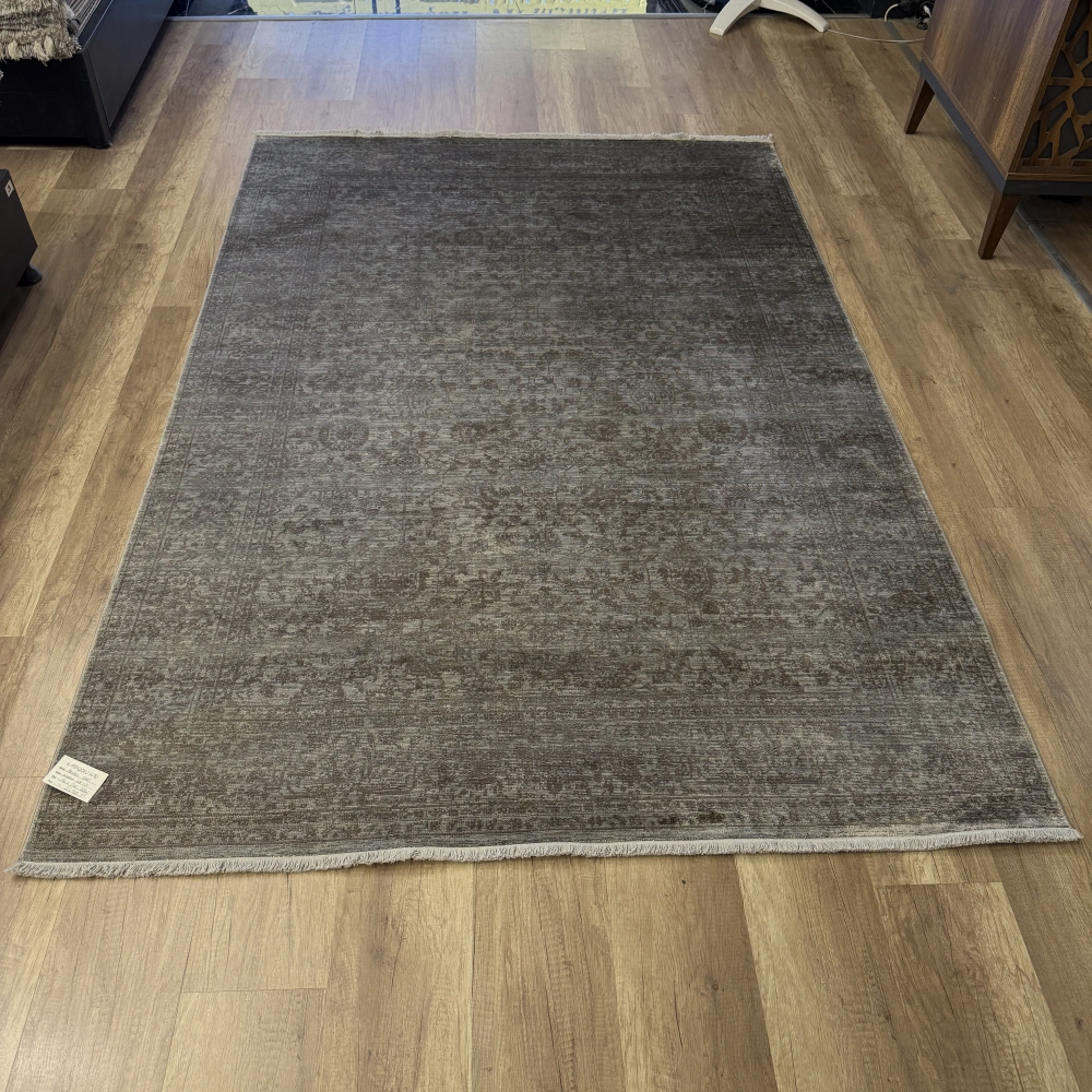 Hoom Rugs Overdye OVR07 Krem Bej Doğal Bambu Viskon Halı