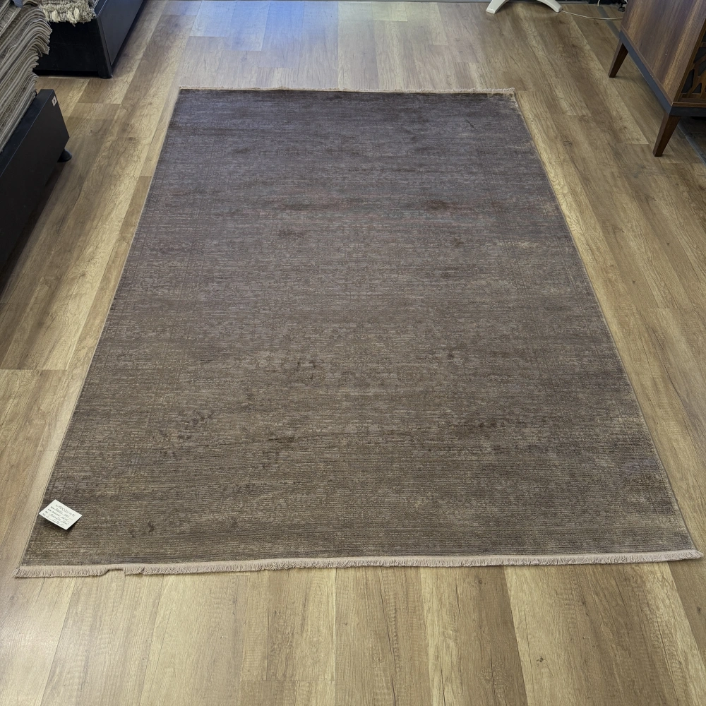 Hoom Rugs Overdye OVR08 Krem Bronz Doğal Bambu Viskon Halı