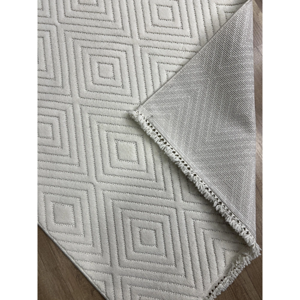 Hoom Rugs Prag 9205 Krem Modern Makina Halısı