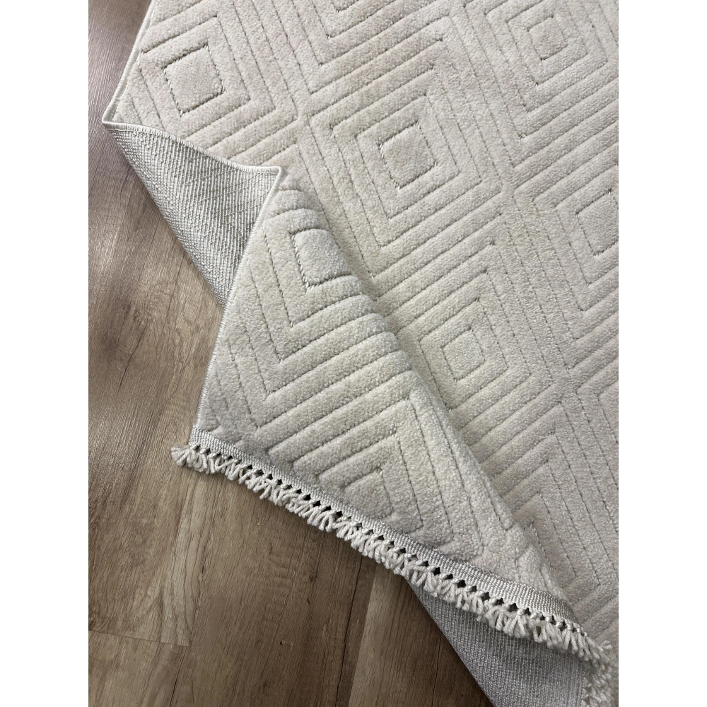 Hoom Rugs Prag 9208 Bej Modern Makina Halısı