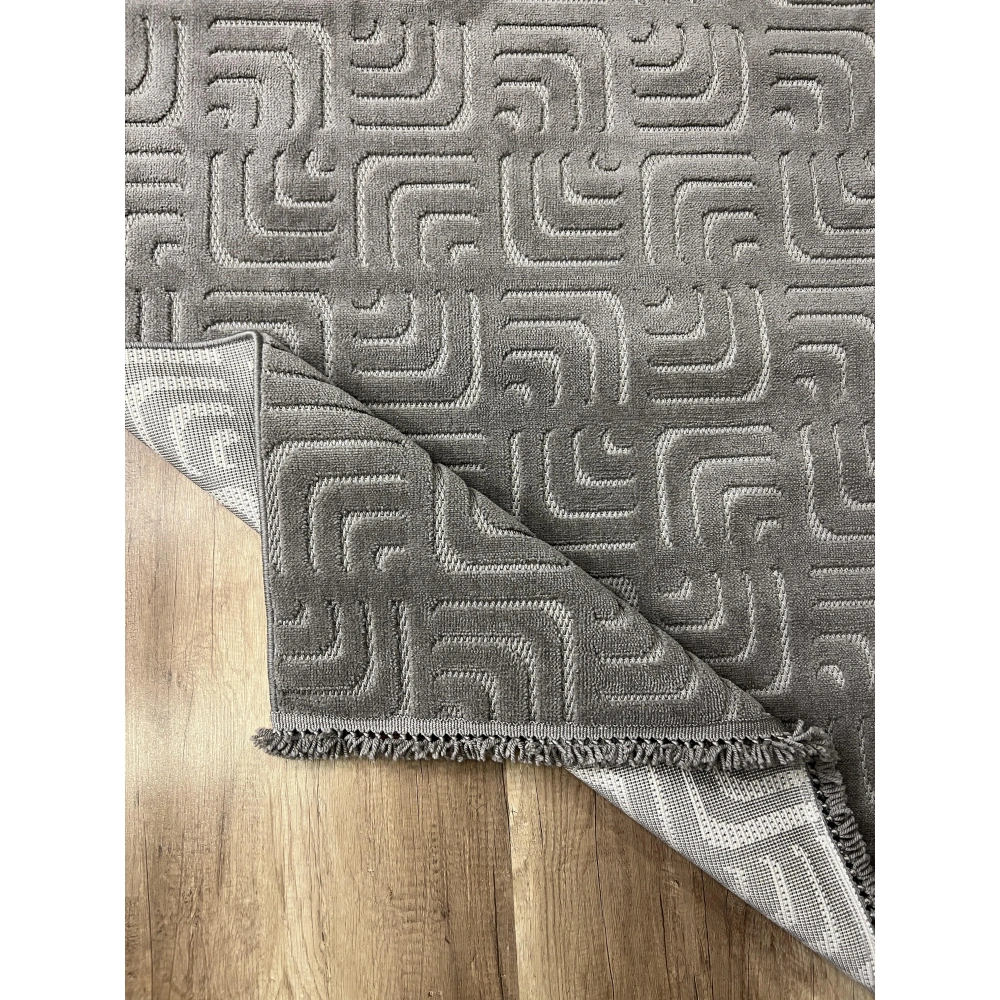 Hoom Rugs Prag 9210 Gri Modern Makina Halısı