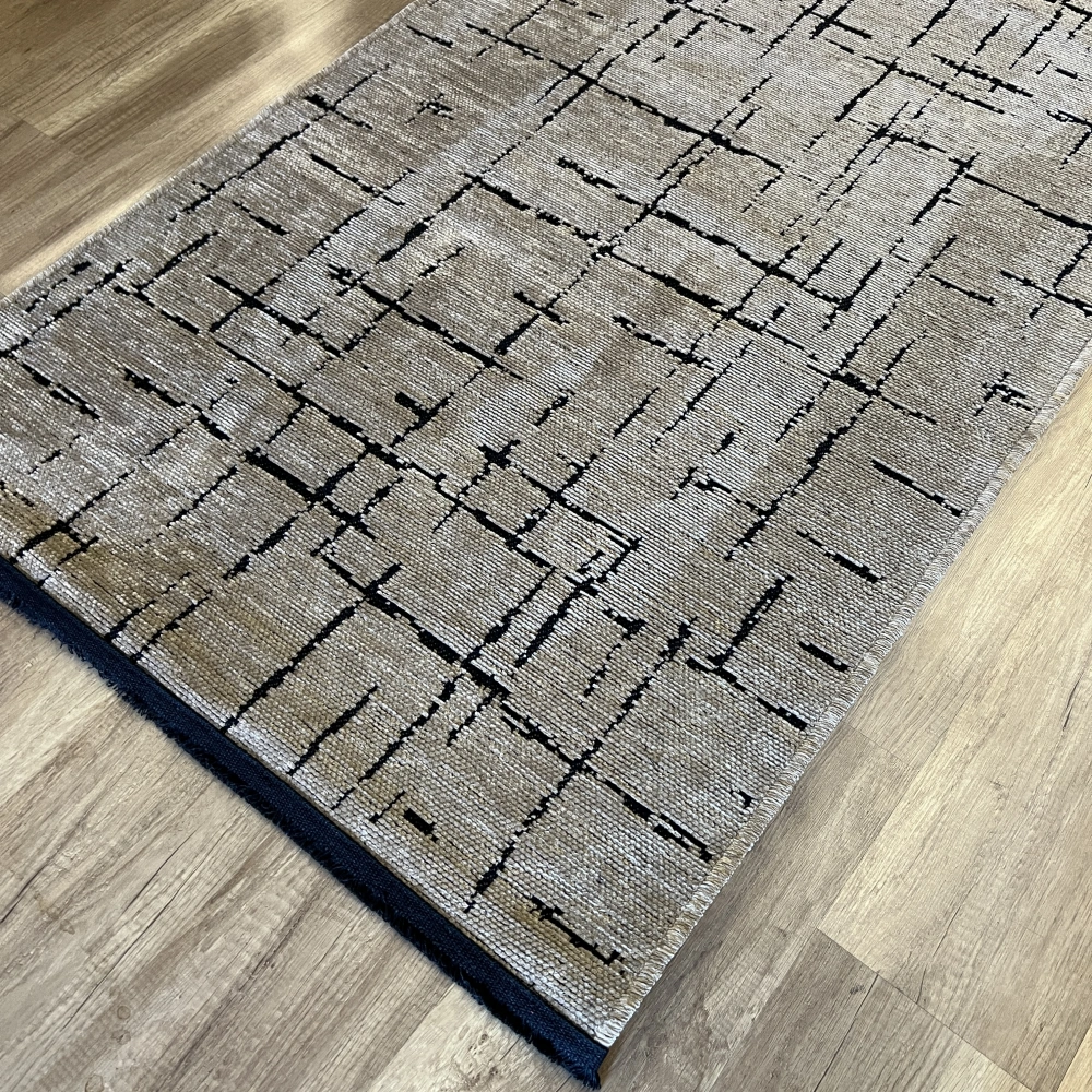 Hoom Rugs Prestij Eko 119 Bej Dekoratif Yıkanabilir Kilim