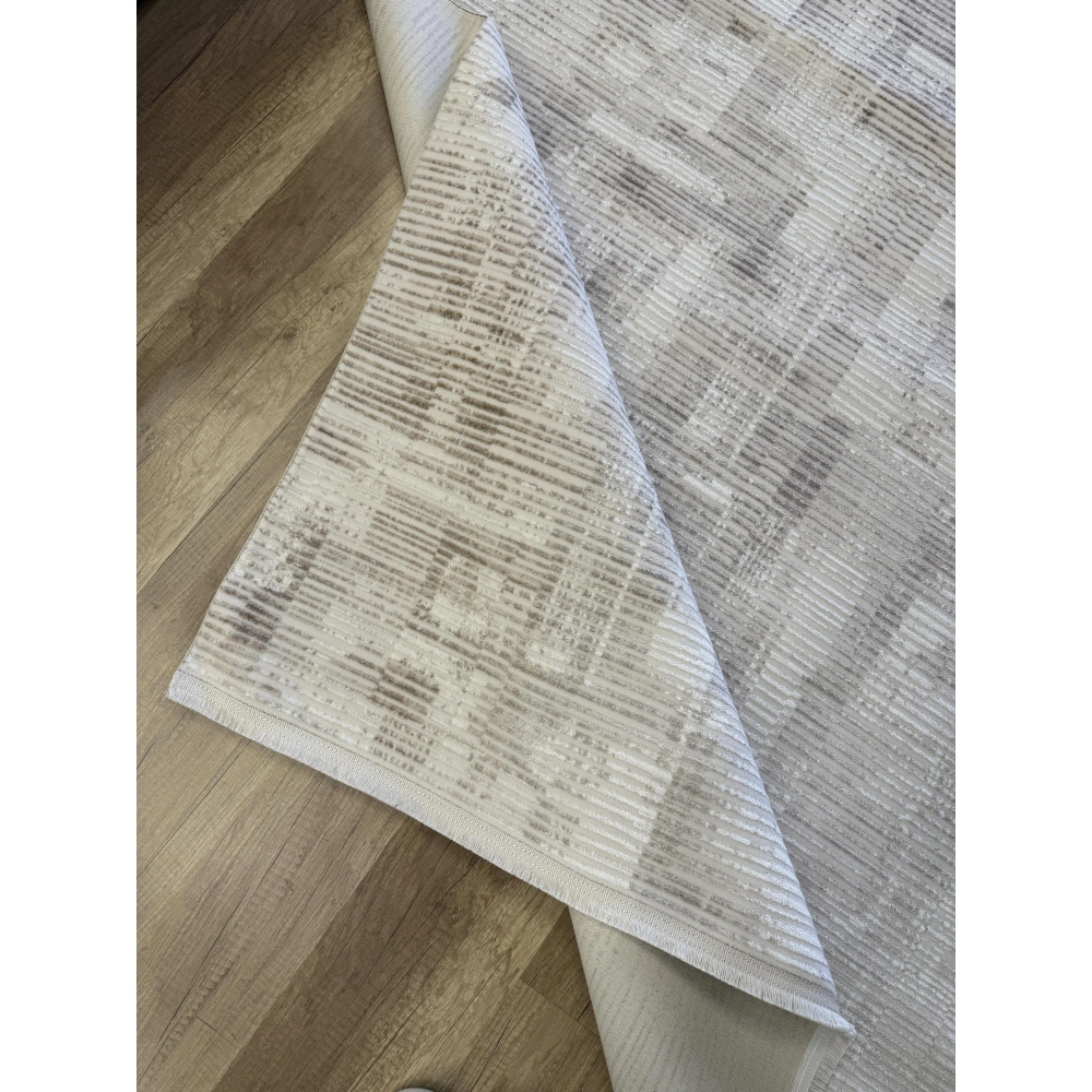 Hoom Rugs Touch 801 Kemik Bej Modern Salon Halısı