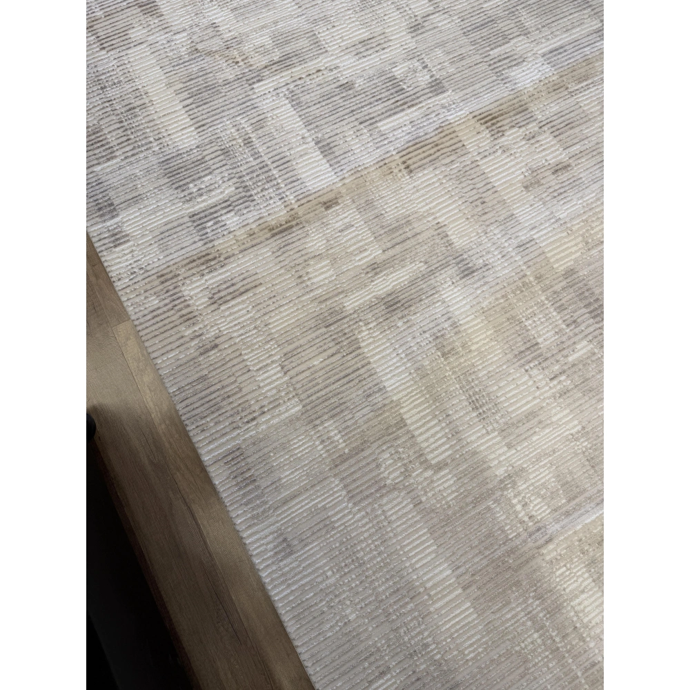 Hoom Rugs Touch 801 Kemik Bej Modern Salon Halısı