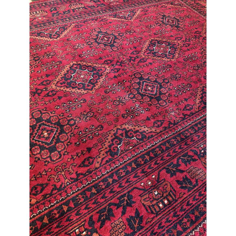 Hoom Rugs Wool Bambos Plus 902 Kırmızı Klasik Salon Halısı