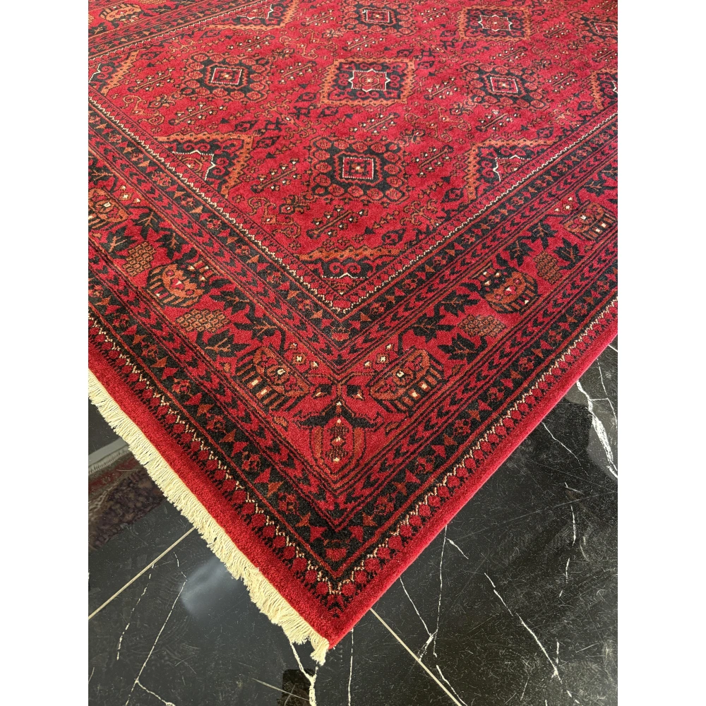 Hoom Rugs Wool Bambos Plus 902 Kırmızı Klasik Salon Halısı