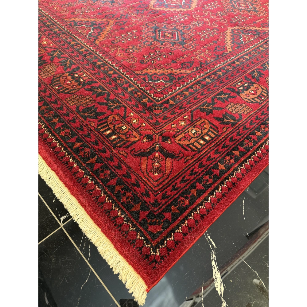 Hoom Rugs Wool Bambos Plus 902 Kırmızı Klasik Salon Halısı