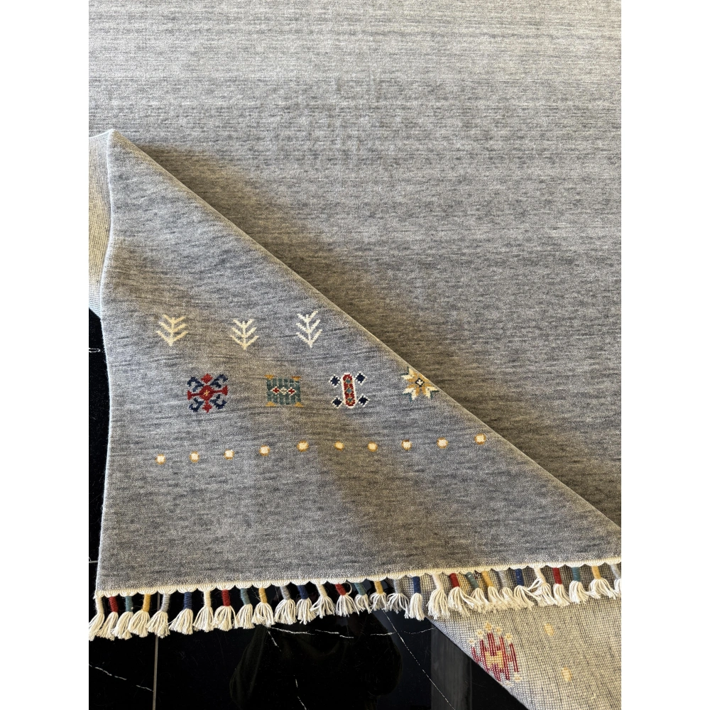 Hoom Rugs Wool Funky 804 Gri Klasik Salon Halısı