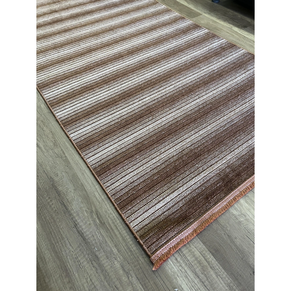 Luxess Halı Cool 402 Taba Yıkanabilir Kilim