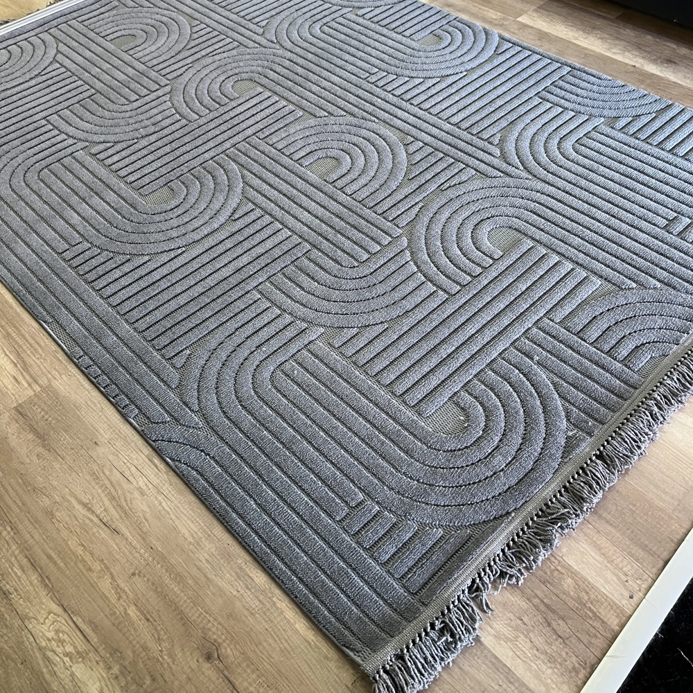 Luxess Halı Dizayn 1090 Antrasit İskandinav Halı