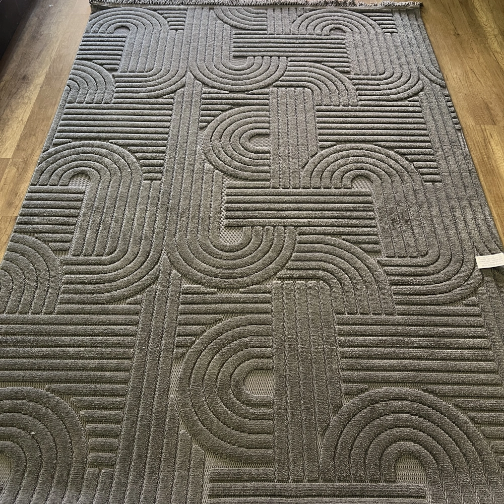 Luxess Halı Dizayn 1090 Antrasit İskandinav Halı