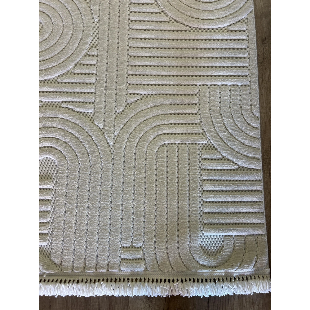 Luxess Halı Dizayn 1090 Krem İskandinav Halı