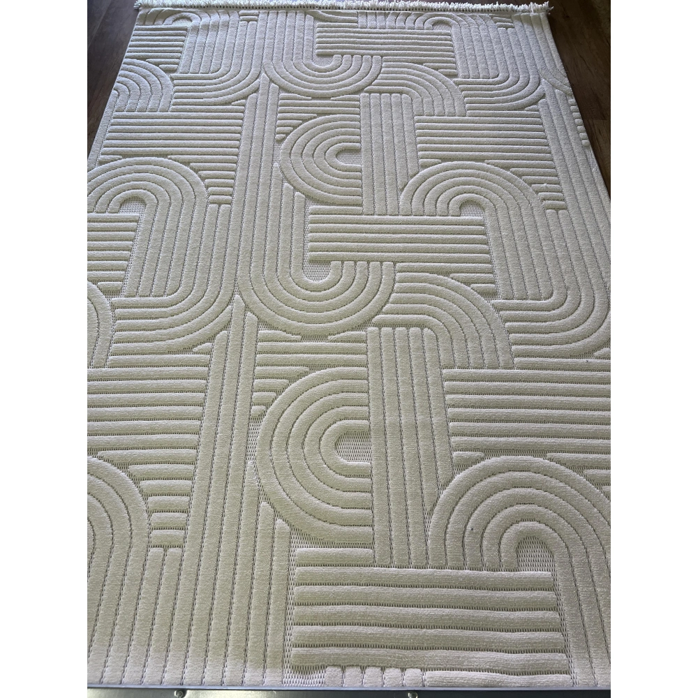 Luxess Halı Dizayn 1090 Krem İskandinav Halı