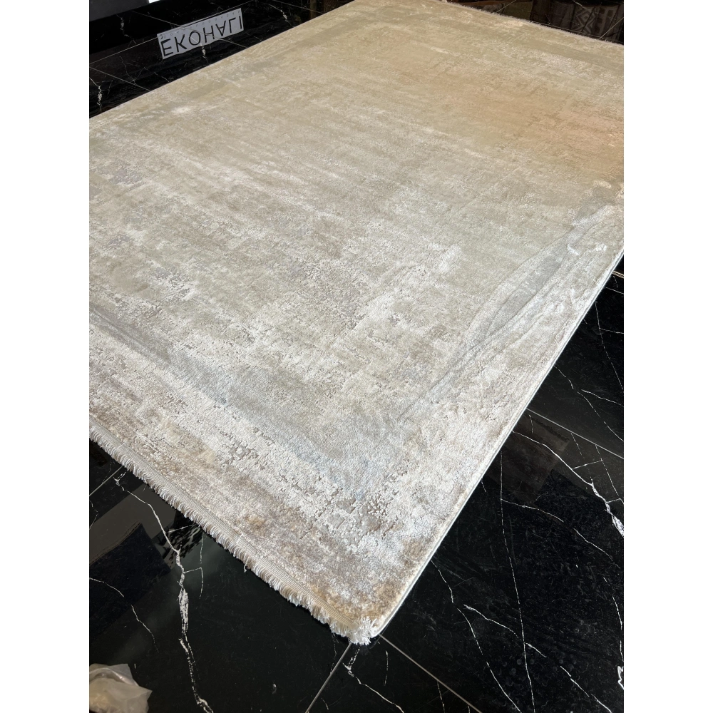 Sanat Halı Doku 1233 Vizon Gri Modern Salon Halısı