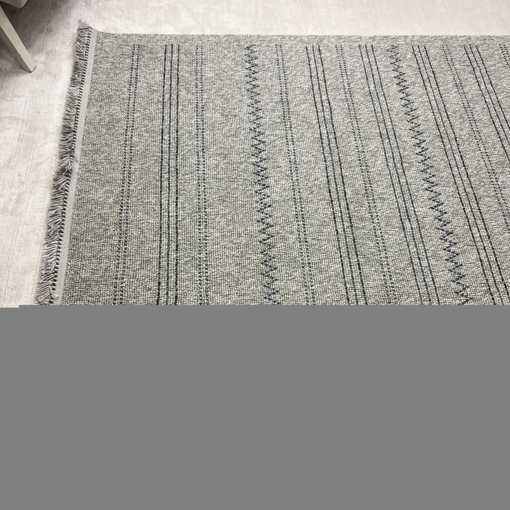 Sanat Halı Lora Plus 3921 Gri İskandinav Halı