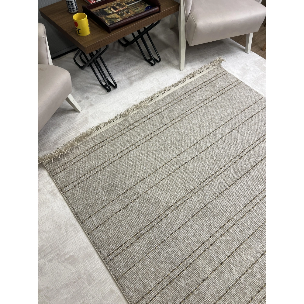 Sanat Halı Lora Plus 3922 Bej İskandinav Halı