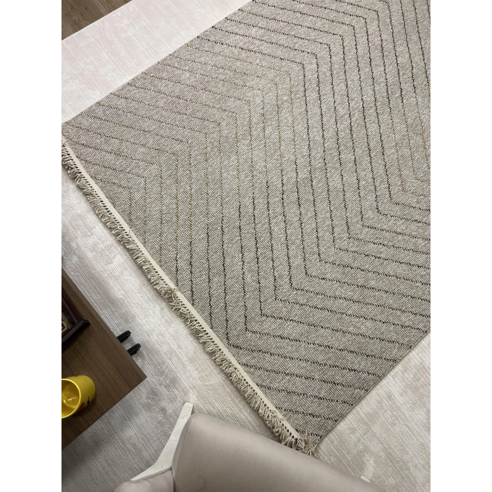 Sanat Halı Lora Plus 3924 Bej İskandinav Halı