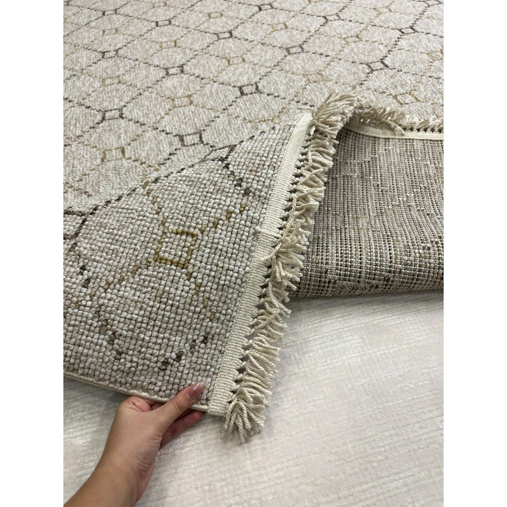 Sanat Halı Lora Plus 3925 Bej İskandinav Halı